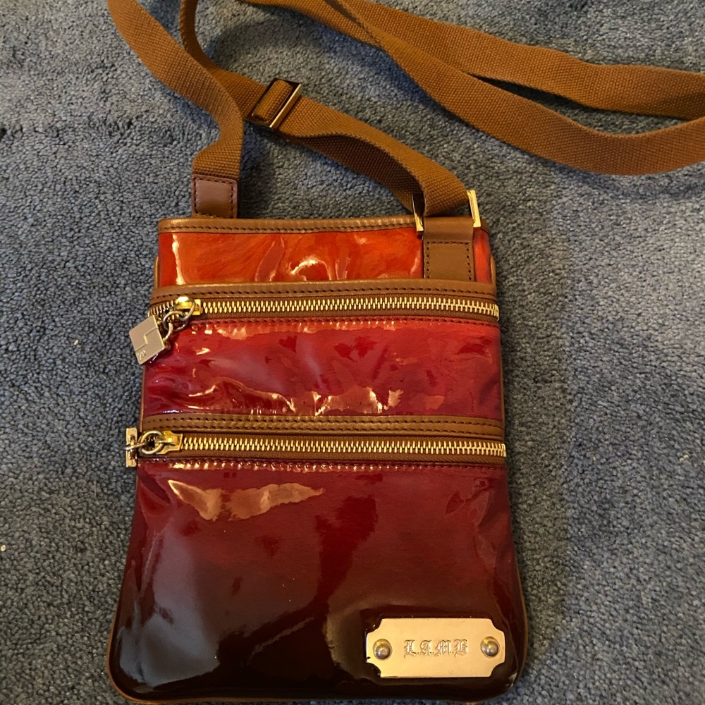 Gwen Stefani L.A.M.B zipper crossbody bag